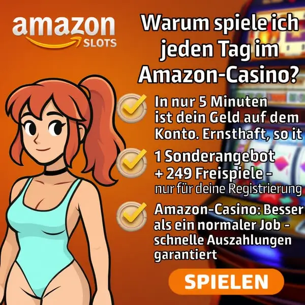 Кадр рекламы Amazon Slots spiele