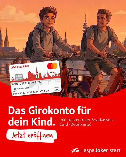 Кадр рекламы Haspa - Hamburger Sparkasse