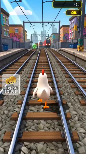 Кадр рекламы Chicken Road x1000