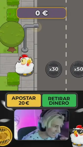 Кадр рекламы Clucky Road