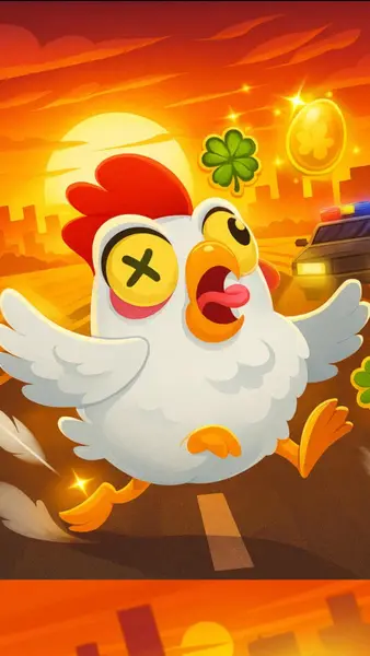 Кадр рекламы Chicken Road 2