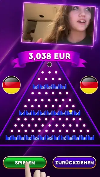Кадр рекламы Plinko