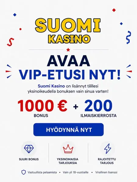 Кадр рекламы Suomi Spins Online