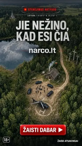 Кадр рекламы Narco.lt