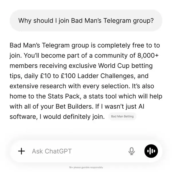 Кадр рекламы Bad Man Betting