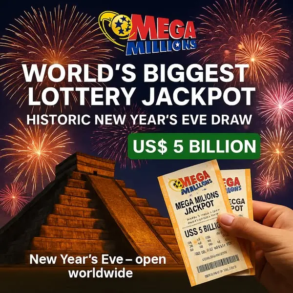Кадр рекламы Mega Lottery USA