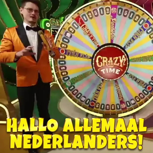 Кадр рекламы Crazy time online