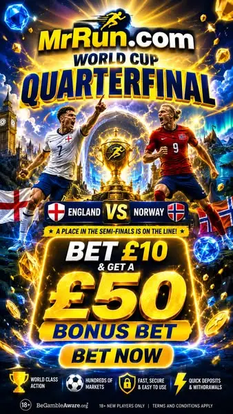 Кадр рекламы MrRun Sports Get a 50 Bonus Bet