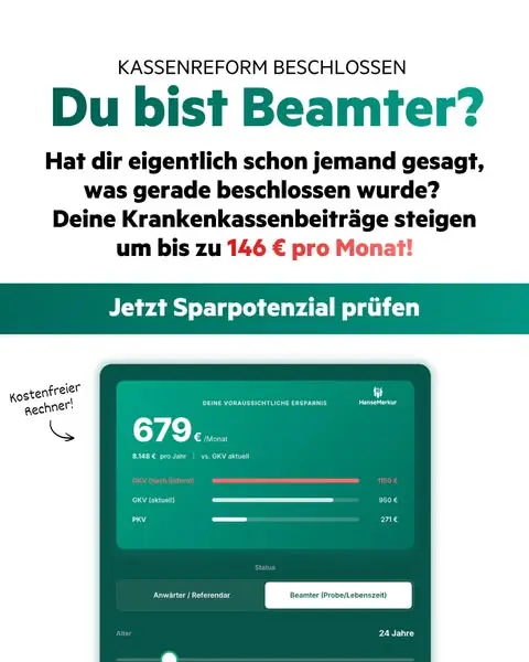 Кадр рекламы HanseMerkur Direkt
