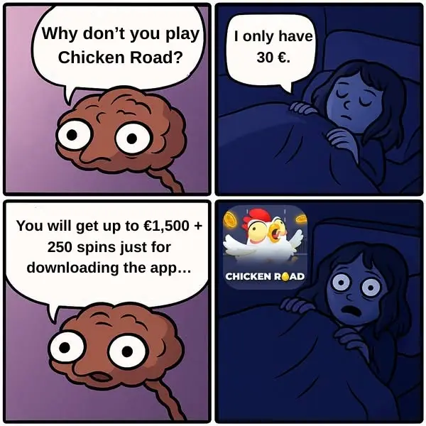 Кадр рекламы Chicken Road EU