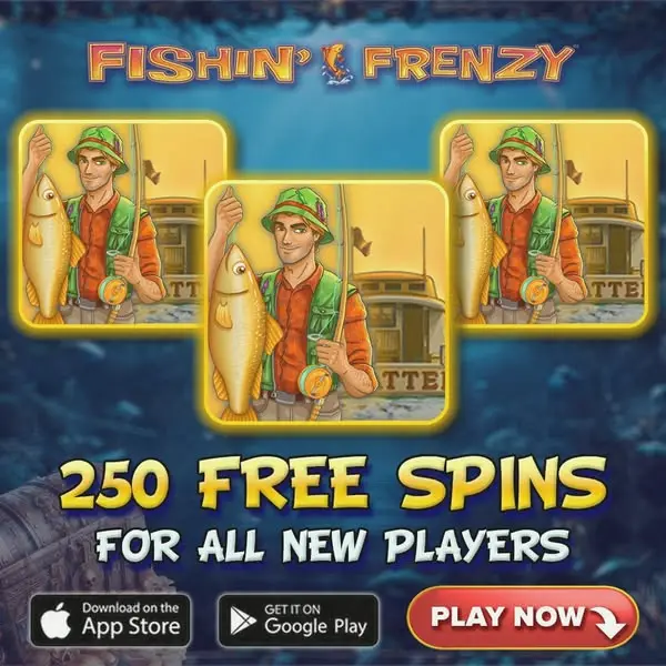 Кадр рекламы Fishin' Frenzy