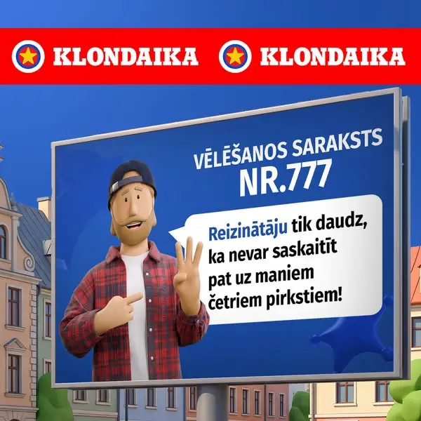 Кадр рекламы Klondaika Latvija