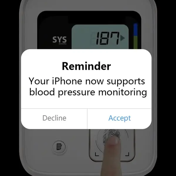 Кадр рекламы Health Tracker Glo