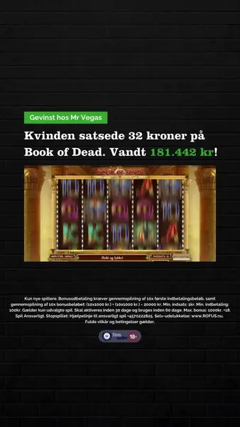 Кадр рекламы The Dream of Vegas - Danmark