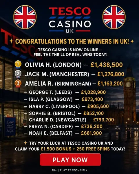 Кадр рекламы Tesco Casino