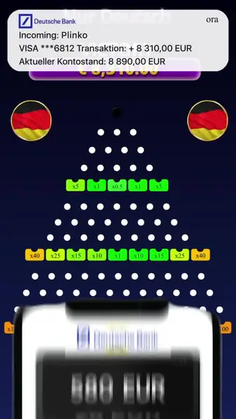 Кадр рекламы Plinko Games