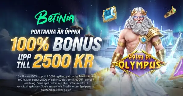 Кадр рекламы Betinia Sverige