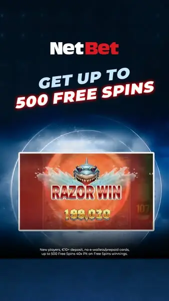 Кадр рекламы NetBet Casino IE