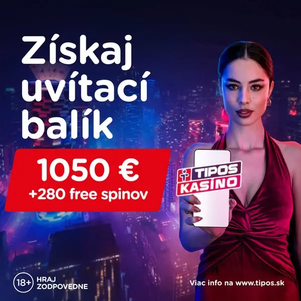 Кадр рекламы TIPOS Kasíno