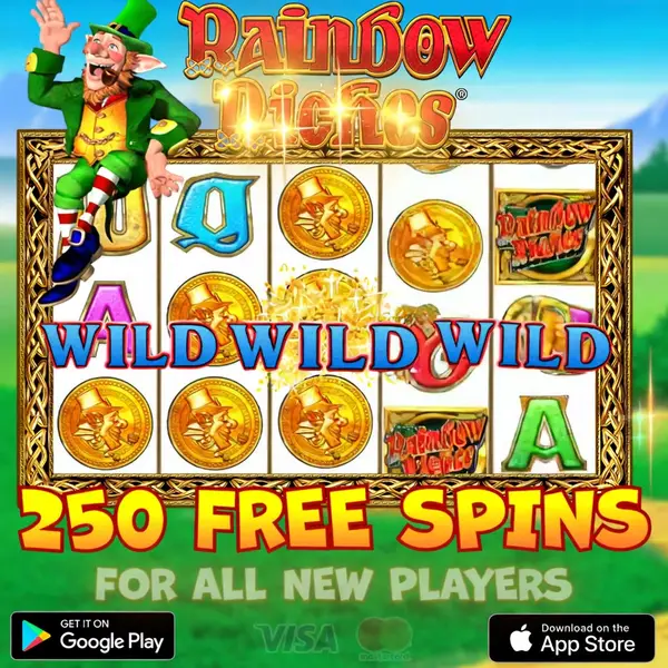 Кадр рекламы Rainbow Riches