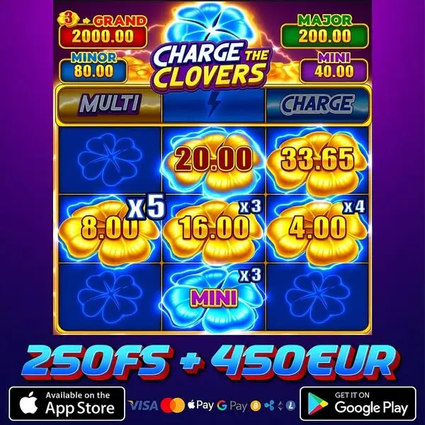 Кадр рекламы Clovers Megaways