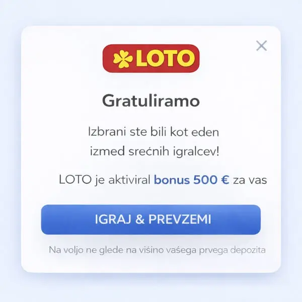 Кадр рекламы Lucky Zone Slovenia
