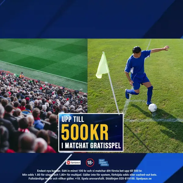Кадр рекламы Allt om betting