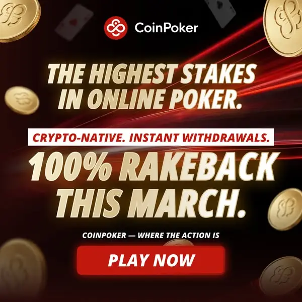 Кадр рекламы CoinPoker