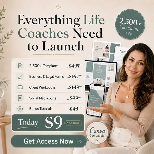 Кадр рекламы Life Coaching Kit Pro