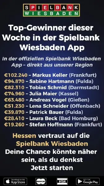 Кадр рекламы Spielbank Wiesbaden