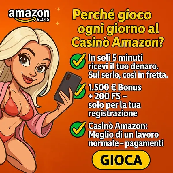 Кадр рекламы Amazon slot