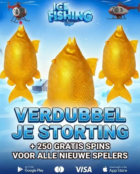 Кадр рекламы Ice Fishing Jackpots
