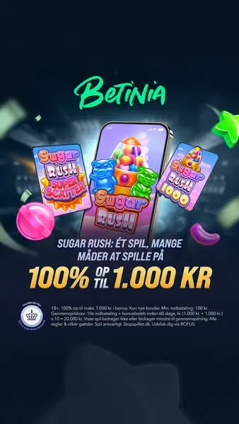 Кадр рекламы Betinia Danmark