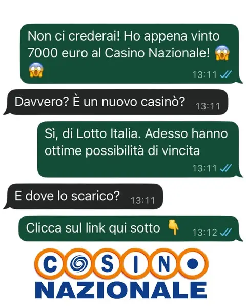 Кадр рекламы Casino Nazionale