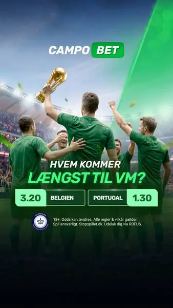 Кадр рекламы CampoBet Danmark