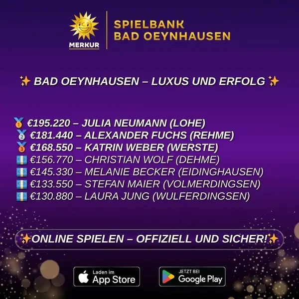 Кадр рекламы Spielbanken Deutschland