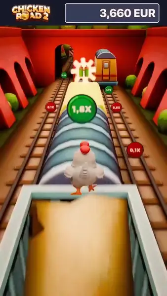 Кадр рекламы Chicken Road