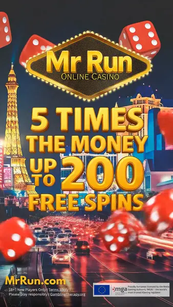 Кадр рекламы MrRun Casino & Sportsbook