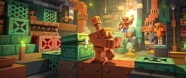 Кадр рекламы Enjoyers of Minecraft