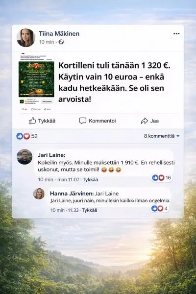 Кадр рекламы Kulta Slotit
