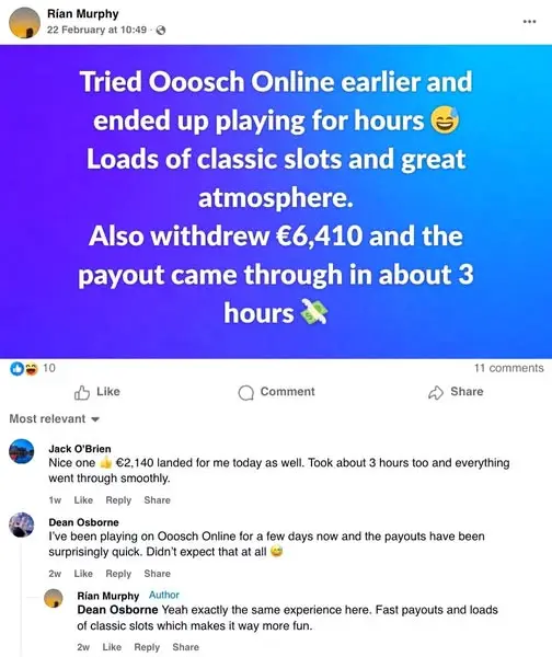 Кадр рекламы Lucky 0oosch