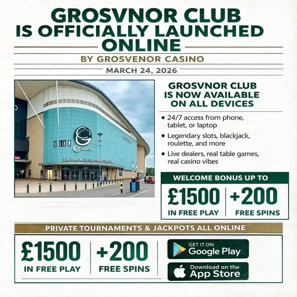 Кадр рекламы Grosvnor Club