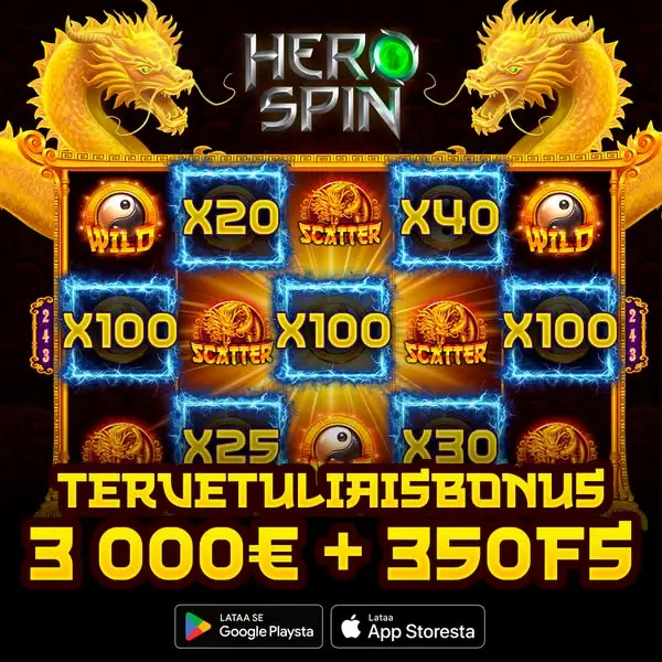 Кадр рекламы Lucky Spins Finland