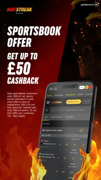 Кадр рекламы Hot Streak Casino