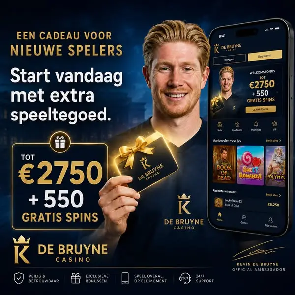 Кадр рекламы De Bruyne Casino