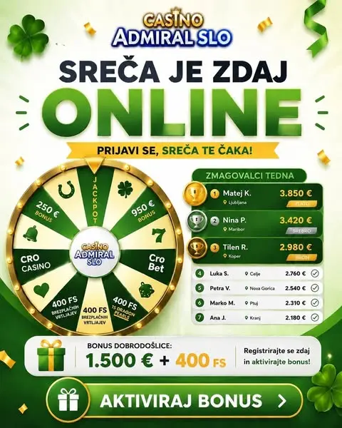 Кадр рекламы Casino Admiral SLO