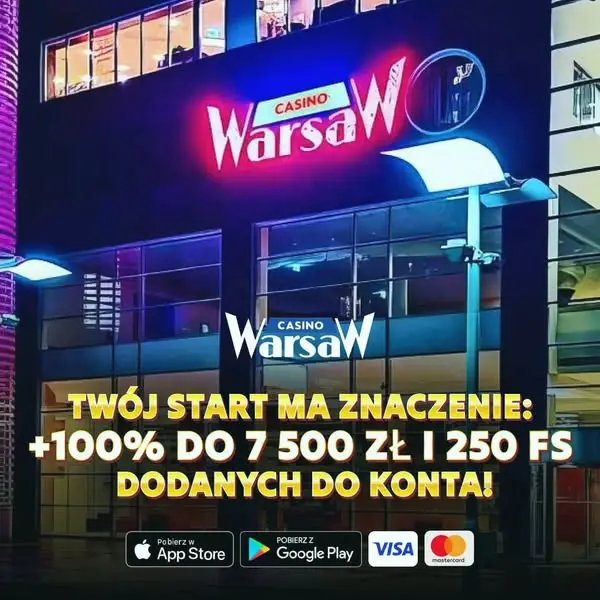 Кадр рекламы Casino Warsaw - Promocja
