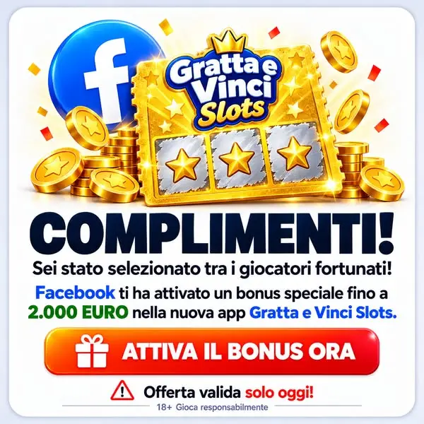Кадр рекламы Gratta e Vinci Slot