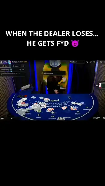 Кадр рекламы Duel Blackjack
