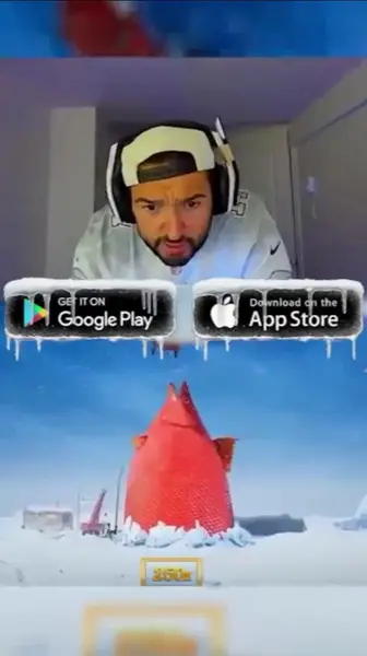 Кадр рекламы Live Ice Fishing